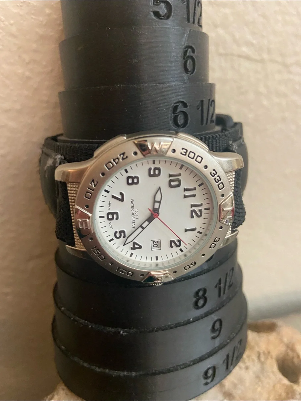 Vintage PURITAN #PUR91-509 Water Resistant Stainless Steel Working NEW Battery